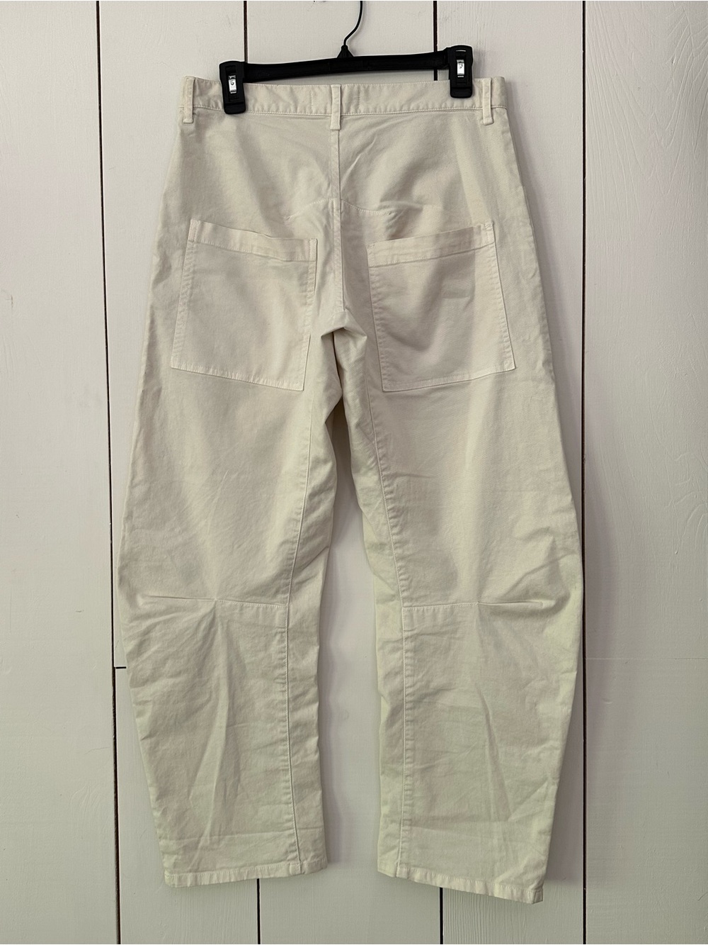 Nili Lotan Shon in Eggshell Sz 2 NWOT Barrel - Picture 6 of 15
